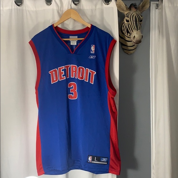 Reebok Other - 🏀 Detroit Pistons - Ben Wallace Basketball Jersey